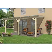 Skanholz Terrassendach "Andria", Leimholz
