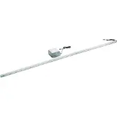 Fackelmann Waschbeckenbeleuchtung mit Bewegungsmelder LED-Beleuchtung einsetzbar - 100 cm Waschbecken aus Glas Batteriebetrieben, daher kein Stromanschluss vonnöten (optional möglich)