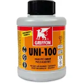 Griffon Uni-100 250ml PVC Klebstoff Kleber Rohre, Muffen etc. integrierte Bürste