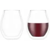 Bodum Weinglas Skål Syrah Transparent 450 ml (Set von 2 Stück)