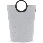 Reisenthel loophome M, Aluminium, Polyester, Korb, Einfarbig, Geometrisches Muster, Drinnen, Rund