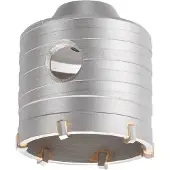 Kwb Hohlbohrkrone, Einzelbild, Bohrer, Mauerziegel, Beton, Marmor, Stein, Edelstahl, Hartmetall-bestücktes Wolfram (TCT), 8 cm