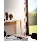 Eglo Lasana 2, Chrom, Weiß, Schlafzimmer, Wohnzimmer, Aluminium, Kunststoff, Stahl, IP20, II, 25000 h