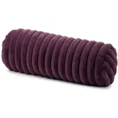 Gozze Breitcord Kissenrolle Vito 20 x 60 cm - Mehrere Farben (Farbe: Beere)
