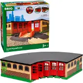 BRIO World Großer Schuppen 33736 - - One Size - Bahngleise