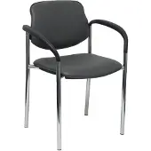 Nowy Styl Styl Faux Leather With Arms Fester Bürostuhl
