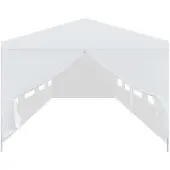vidaXL Gartenzelt 3x12 m Weiß - Pavillons & Partyzelte