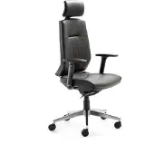 Mayer Sitzmöbel Drehsessel Echtleder schwarz 2480