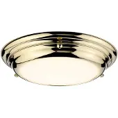 Elstead Lighting Deckenleuchte LED Wohnzimmerlampe Flurleuchte Stahl Messing Schlafzimmerlampe