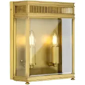 Elstead Lighting Holborn Outdoor Wandleuchte messing gebürstet HL7-M-BB