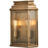 Elstead Lighting Elstead St Martins Außen-Wandleuchte E27 2-fach Gealtertes Messing IP44
