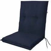 Doppler Niederlehnerauflage '9024', dunkelblau, ca. 100 x 48 x 6 cm