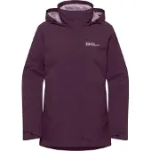 Jack Wolfskin Damen Rotwand 3in1 Jacke midnight plum XS