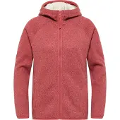 Jack Wolfskin Fleecejacke "KAMINFEUER HOODED JKT W" mit Kapuze