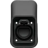 Goobay Wandhalterung mit Kabelablage für Typ-2-Ladekabel Elektrofahrzeug, Schwarz, Draußen, EV Type 2, 107 mm, 84 mm, 171 mm