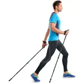 Bungypump Nordic Walkingstöcke Nordic-Fitness-Stock SlimLine 4