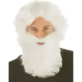 Buttinette Perücken-Set "Nikolaus", weiß