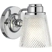 Quintiesse Hudson LED Wandleuchte G9 Poliertes Chrom Klar IP44