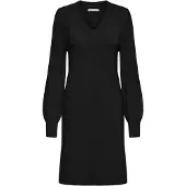ONLY Kleid Damen Katia V-Ausschnitt Schwarz