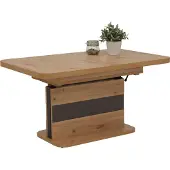 Hela Couchtisch , braun (artisan eiche, artisan eiche, artisan eiche), B:110cm H:58cm T:70cm, Tische, Couchtisch, mit Funktion, ausziehbar und höhenverstellbar