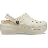 Crocs Woman Classic Platform Lined Clog beige EUR 42-43 (W11)