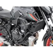 Hepco & becker Sturzbügel anthrazit mit Pads für Yamaha MT-07 2021-2024 Unisexweiß620 - Motorradteile - Anbauteile