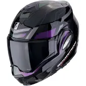 Scorpion EXO Tech Evo Conquer Helm, schwarz/gelb, S (55/56)