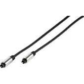 Vivanco HQ-Glasfaserkabel Toslink auf Toslink-Stecker, 1,2 m, schwarz