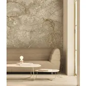 Kek Amsterdam Marmortapete FU-064 - 292,2x280cm gold/beige