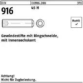 Reyher Gewindestift DIN 916 Ringschn./Innen-6-Kant M 20 x 90 45 H