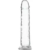 Addiction Crystal - Dildo mit Saugnapf (transparent) - 18 cm