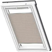 Velux Wabenplissee Uni Beige 1155, MK06, Aluminiumschiene,GGU,Manuell,