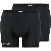 Bruno Banani Long Short 2Pack All Day | M | Schwarz