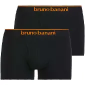 Bruno Banani Boxershorts "Short 2Pack Quick Access" Kontrastfarbene Details