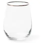 Excelsa Set Von 6 Wasserglas Platinum Glas 47 Cl Transparent