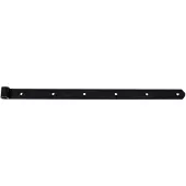 Alberts Ladenband Länge 600 mm Stahl schwarz kunststoffbeschich. gerundet