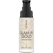 Catrice Glam In Gold Hydrating Primer, Nr. 010, Transparent, feuchtigkeitsspendend, glättend, pflegend, natürlich, vegan, ölfrei, ohne Parfüm, ohne Al
