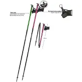 Komperdell FXP Carbon Ultra green/ pink (48) 135