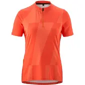 Gonso Radtrikot "Adventure Jersey Halfzip W" Damen Fahrradtrikot kurzarm, Rückentasche mit RV, Quick-Dry, Slim Fit