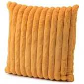 Gozze Breitcord Kissenhülle Vito - Mehrere Farben (Größe: 50 x 50 cm / Farbe: Senf)