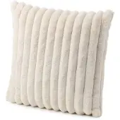 Gozze Breitcord Kissenhülle Vito - Mehrere Farben (Größe: 40 x 40 cm / Farbe: Creme)