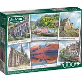 Falcon de luxe Falcon - Greetings From Scotland (1000 Teile), 1000 Stück(e), Stadt, 12 Jahr(e)