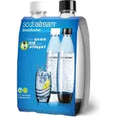 SodaStream Fuse Duopack 1l PET-Flasche schwarz+weis