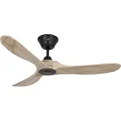 CasaFan ECO GENUINO Deckenventilator schwarz/holz hell 122 - , Eco Genuino, Holz, für Wohnzimmer, Holz, Modern