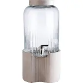Aps Saftdispenser - 7 L - Edelstahl, Silikon, Beton