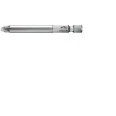 Wiha 1/4 Zoll Bitaufnahme Kreuzschlitz-Bit PZ 2 / Länge 90 mm VPE: 5