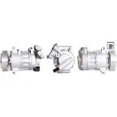 Lucas ACP01096 Klimaanlage Klimakompressor PAG 46 YF R134a R1234yf passend für PEUGEOT 308 SW II 308 II für CITROËN C4 Grand Picasso II
