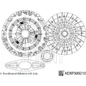 Blue Print Kupplungssatz Kupplung für BMW 1 Schrägheck (F20) ADBP300210