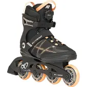 K2 Rollschuhe - Alexia 80 Boa - Schwarz/Orange - Inline - - 36 - Rollschuhe