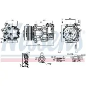 Nissens Kompressor, Klimaanlage ** FIRST FIT ** 890979